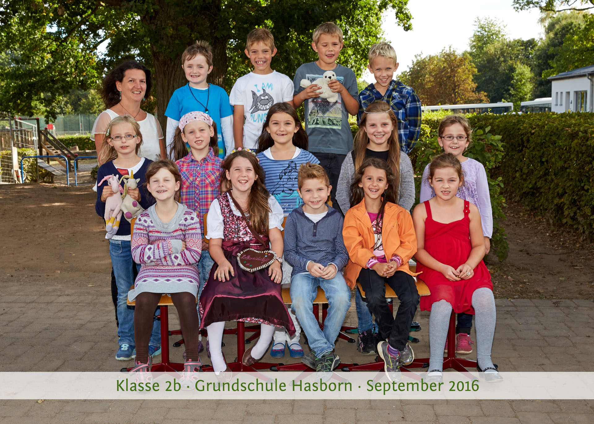 Gruppenfoto Schulklasse 2b